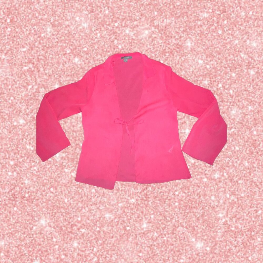 Barbie Tie-Front Top Sheer